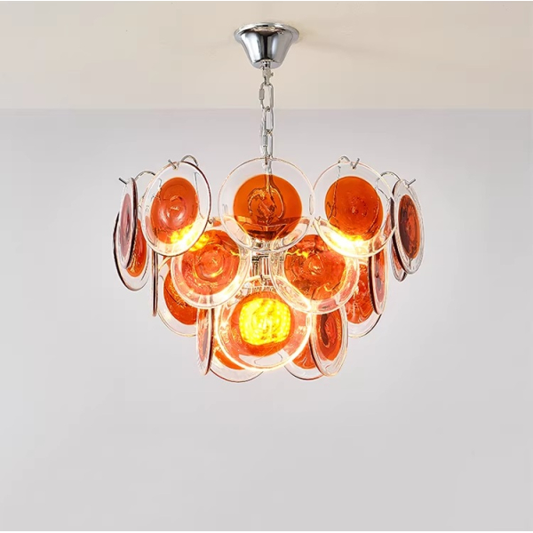 Люстра MURANO Orange Modern Scaled Glass 106