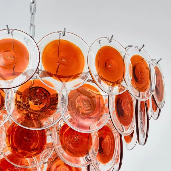 Люстра MURANO Orange Modern Scaled Glass 106