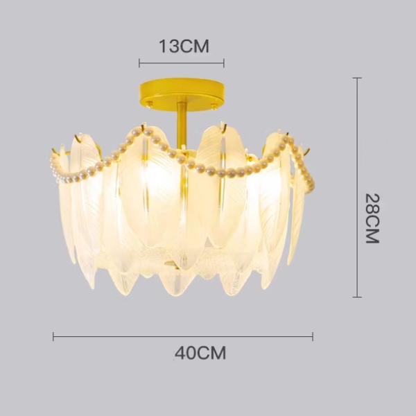 Люстра MURANO Pearl Feather Light  118