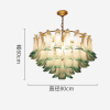 Люстра MURANO Petal Halo Green 142 Anzazo купити 33616грн.