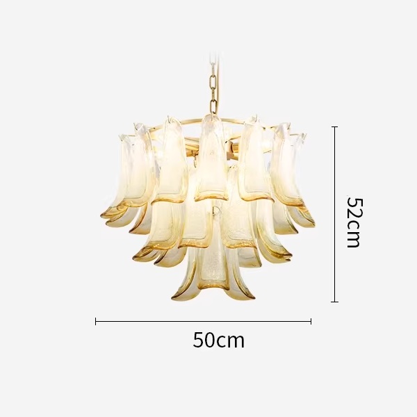 Люстра MURANO Petal Halo Yellow 141