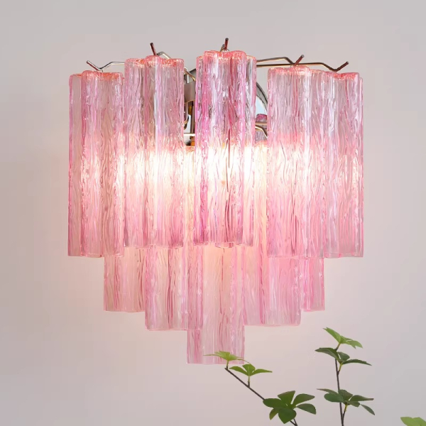 Настінний світильник MURANO Pink Cascades 050