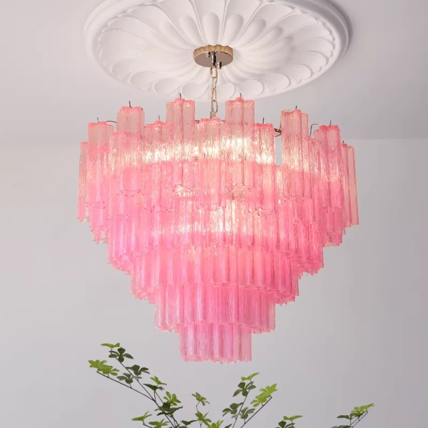 Люстра MURANO Pink Iceberg 048