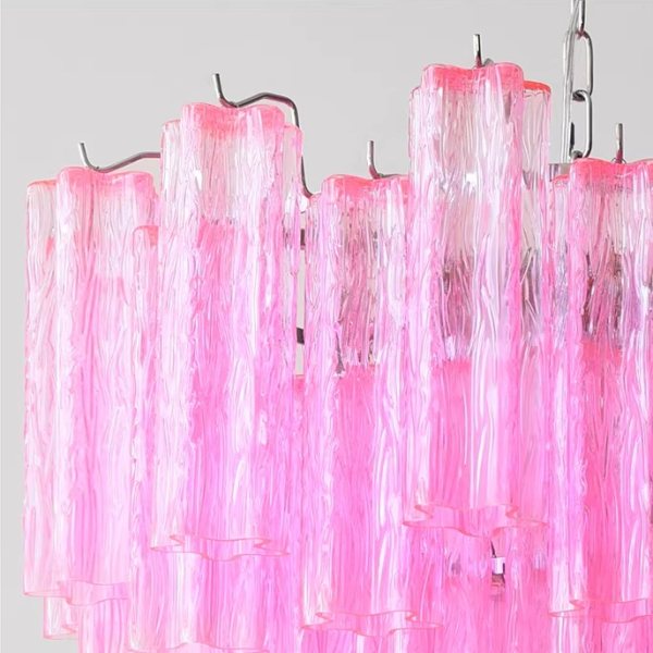 Люстра MURANO Pink Iceberg 048