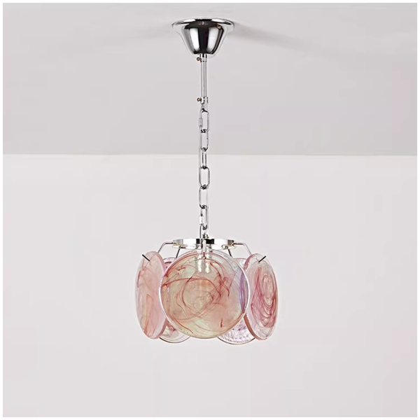 Люстра  MURANO Pink Orbit 066