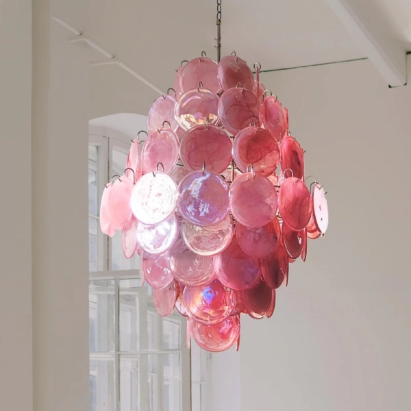 Люстра MURANO Pink Splendor 041