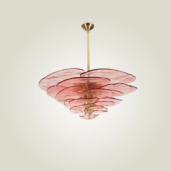 Люстра MURANO Red Lotus Petals 045