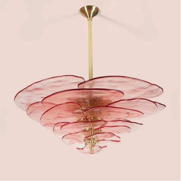 Люстра MURANO Red Lotus Petals 045