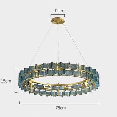 Люстра MURANO Round Emerald 058