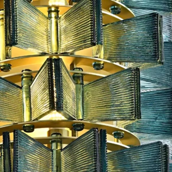 Люстра MURANO Round Emerald 058