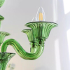 Люстра MURANO Sleek Green Glass Fixture 090