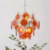 Люстра MURANO Sleek Orange Glass Orbit 100