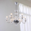 Люстра MURANO Sleek White Glass Fixture 088