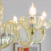 Люстра MURANO Sleek Yellow Glass Fixture 089