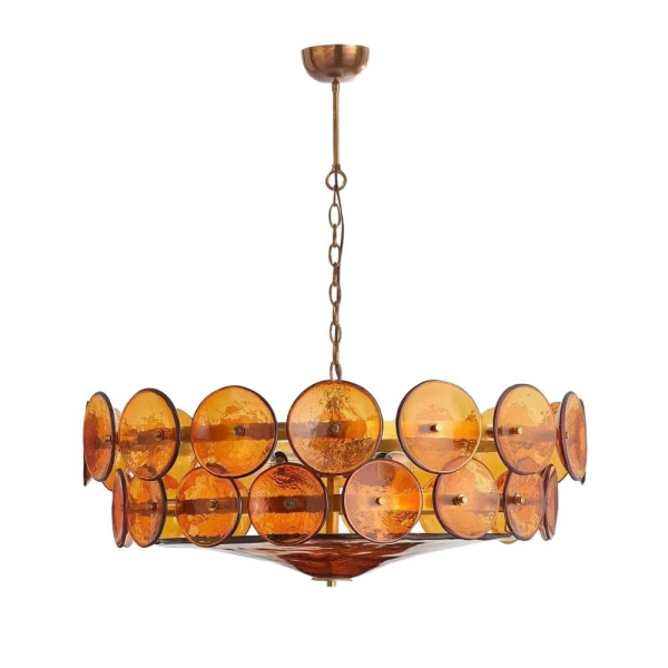 Люстра MURANO Brown amber 021