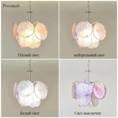 Люстра MURANO Stained glass petals 026