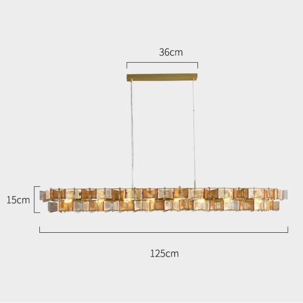 Люстра MURANO Symphony of Light in Gold 059