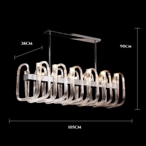 Люстра MURANO U-Glass Chandelier 017