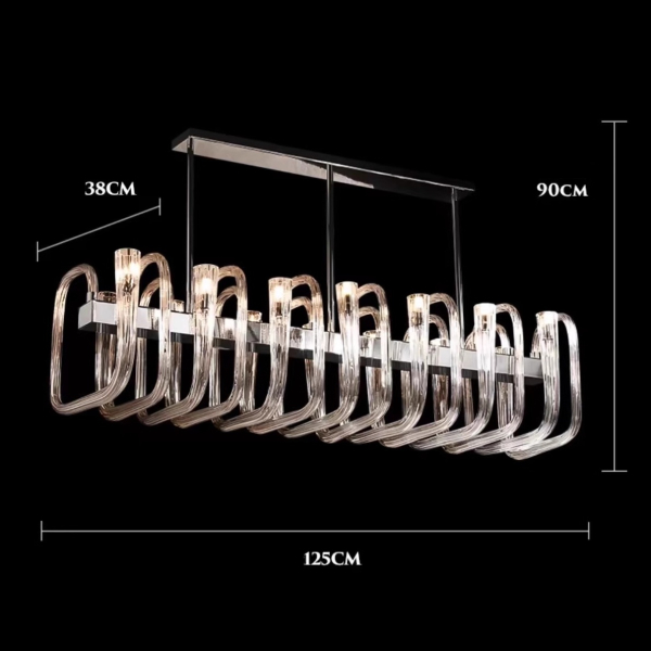 Люстра MURANO U-Glass Chandelier 017