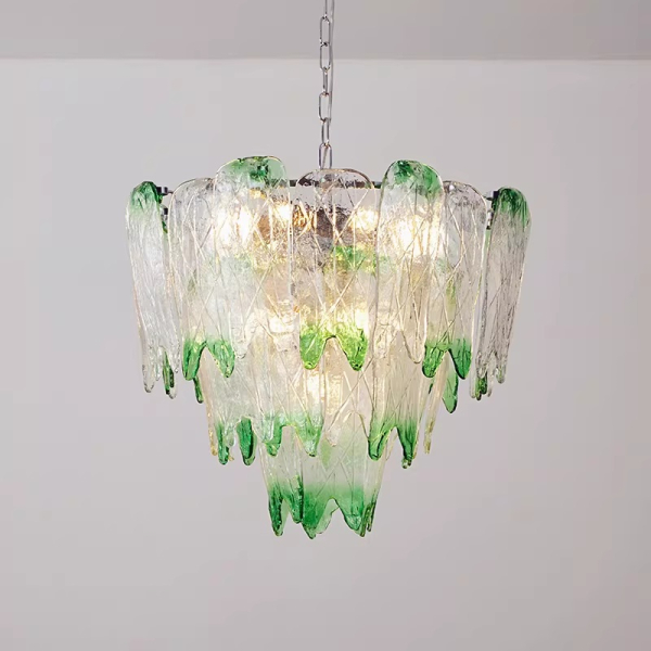 Люстра MURANO Whisper of green leaves 073