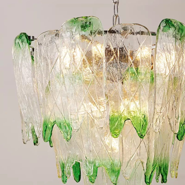 Люстра MURANO Whisper of green leaves 073