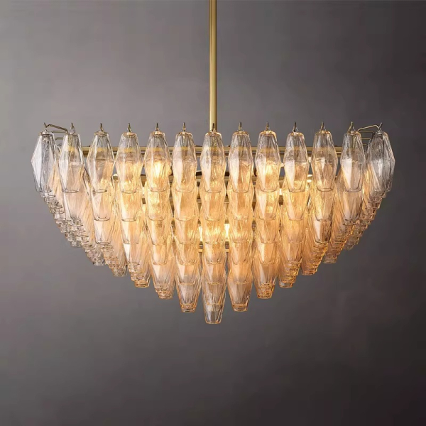 Люстра MURANO White Crystal Cascade 158