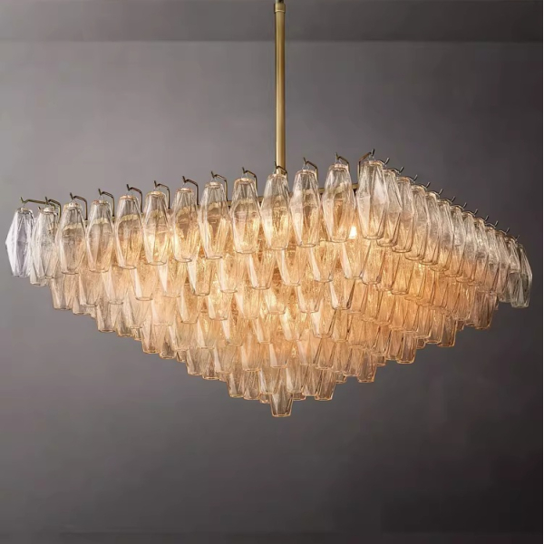 Люстра MURANO White Crystal Cascade 158