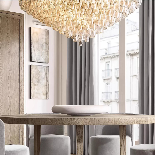 Люстра MURANO White Crystal Cascade 158