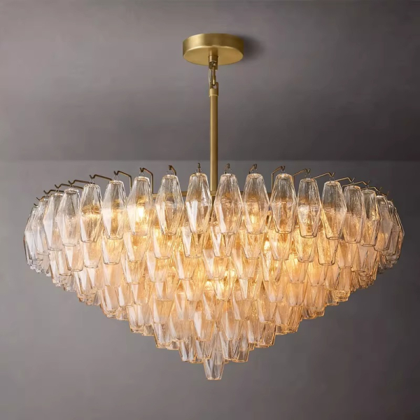 Люстра MURANO White Crystal Cascade 158