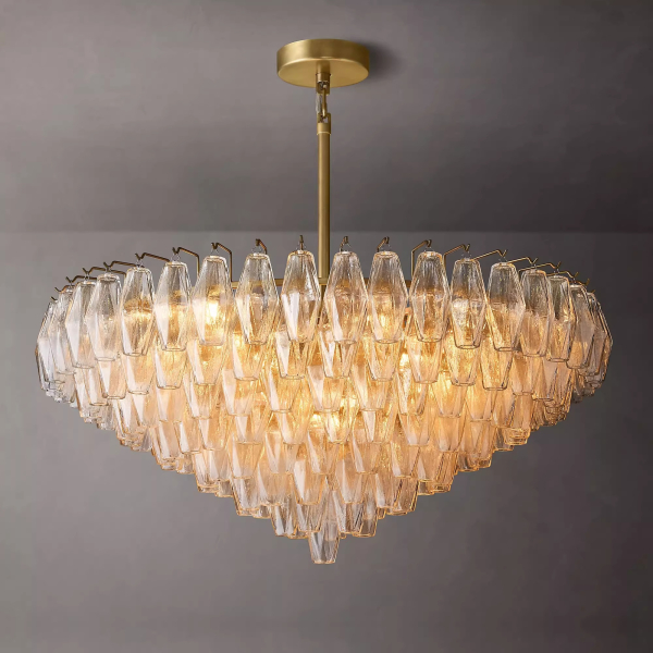 Люстра MURANO White Crystal Cascade 158