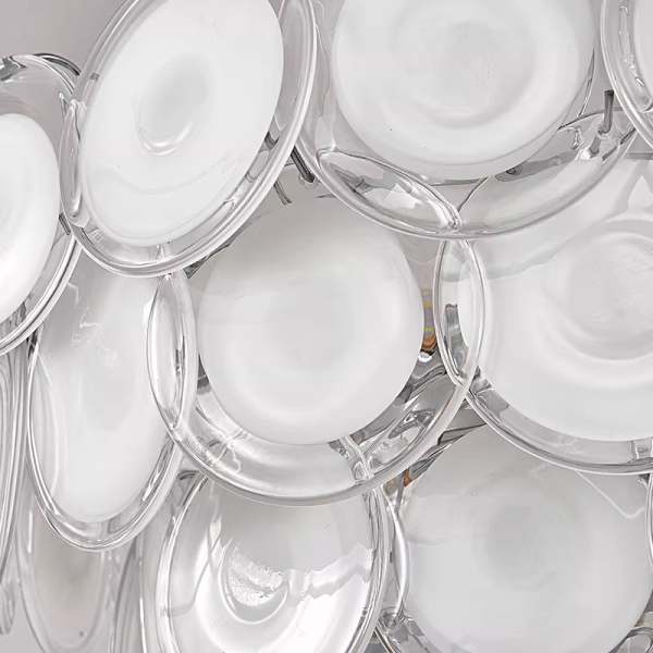 Люстра MURANO White Modern Scaled Glass 105