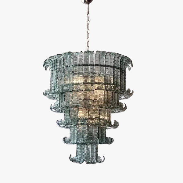 Люстра MURANO Dancing green crystals 036