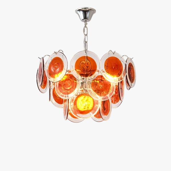 Люстра MURANO Orange Modern Scaled Glass 106