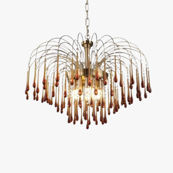 Люстра MURANO Golden Rain Chandelier 097