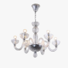 Люстра MURANO Sleek White Glass Fixture 088