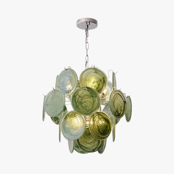 Люстра MURANO Sleek Green Glass Orbit 099