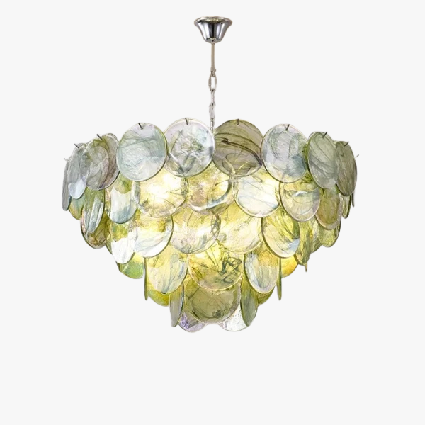 Люстра MURANO Green Modern Scaled Glass 104