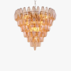 Люстра MURANO Yellow Amber Glass Chandelier 095