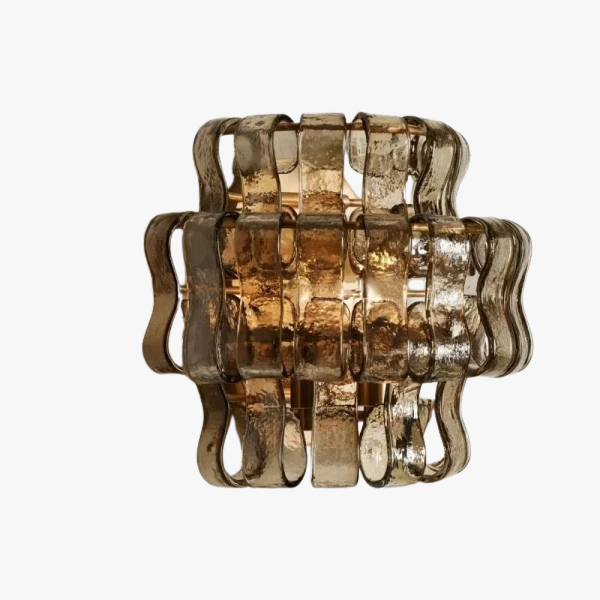 Бра Murano "Wavy Amber" 005