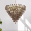 Люстра MURANO Gray Amber Glass Chandelier 096