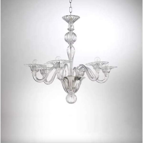 Люстра MURANO Opulent White Cascade Light 092