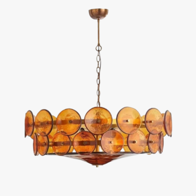 Люстра MURANO Brown amber 021
