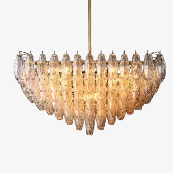 Люстра MURANO White Crystal Cascade 158