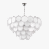 Люстра MURANO White Modern Scaled Glass 105 Anzazo купити 25652грн.