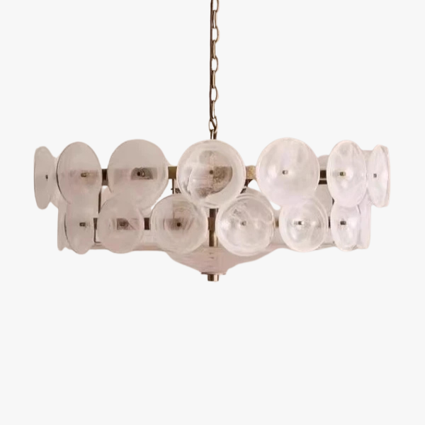 Люстра MURANO White amber 023