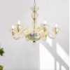 Люстра MURANO Sleek Yellow Glass Fixture 089