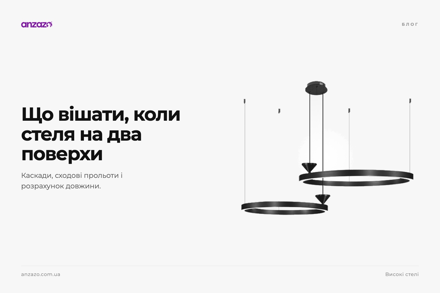 Люстри для високих стель: каскади, які роблять простір
