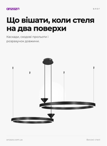 Люстры для высоких потолков: каскады, лестницы