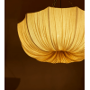 Подвесной светильник Aldwin — цвет черный і бежевый, из материала метал, тканина, стиль модерн
