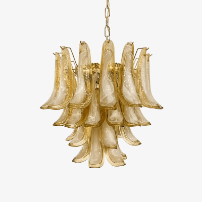 Люстра Amber Glass Murano Petals